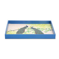 Peacock Rectangle Serving Tray - @home by Nilkamal