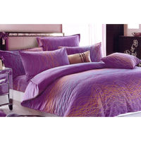 Bed sheet Wavy Eclipse - @home Nilkamal,  purple