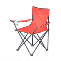 Beach Folding Chair - @home Nilkamal,  red