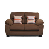 Sarah 2 Seater Sofa - @home Nilkamal,  brown