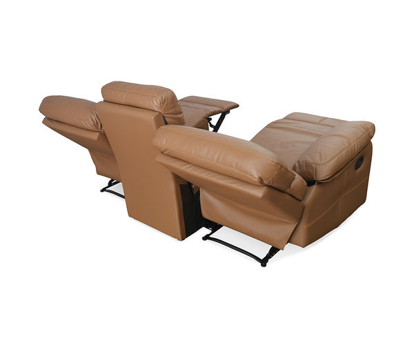 Focus 3 Seater Recliner Sofa - @home Nilkamal,  brown