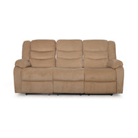 Activa 3 Seater Sofa With 2 Recliner - @home Nilkamal,  khaki