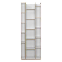 Caper Oak Open Book Shelf - @home By Nilkamal, White