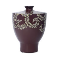 Earthy Wines Small Vase - @home by Nilkamal, Maroon