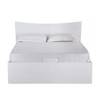 Vienna Queen Bed- @home By Nilkamal, White