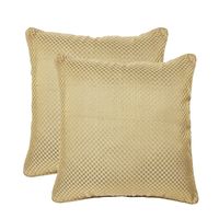 16'x16' Glory Set Of 2 Cushion Covers - @home Nilkamal,  beige
