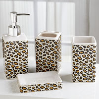 Bathroom Set Leopard - @home Nilkamal