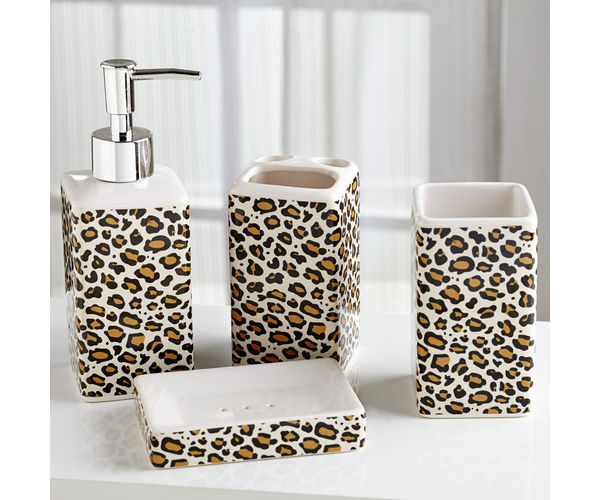 Bathroom Set Leopard - @home Nilkamal