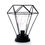Delight Diamond Light with starry bulb-@home By Nilkamal, Black