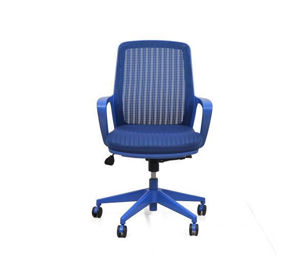 Ocean Mid Back Office Chair - @home Nilkamal,  blue