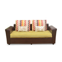 Sienna 3 Seater Sofa - @home Nilkamal,  green