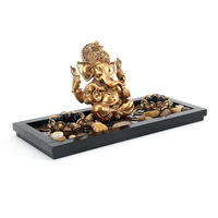 Ganesha Cutwork Showpiece - @home by Nilkamal, Antique Gold