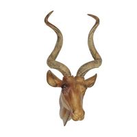 Hunters Animals Forest Deer Showpiece- @home By Nilkamal, Brown