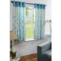 44'x60' Victoria Window Curtain - @home Nilkamal,  aqua