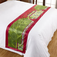 Bed Runner Royal - @home Nilkamal,  green
