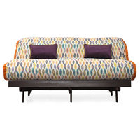 Futon Double Sofa Cum Bed - @home by Nilkamal, multi
