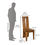 Granada Dining Chair - @home by Nilkamal, Natural Walnut