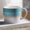 Engraved Blue Coffee Cup Set Of 2 - @home Nilkamal
