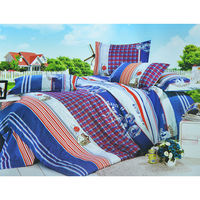Arcade Multiple Bed sheet - @home Nilkamal,  blue