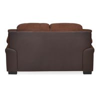 Jude 2 Seater Sofa - @home by Nilkamal, Coffee Brown