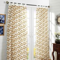 50'x108' Pristine xl Single Door Curtain - @home Nilkamal, white