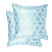 16'x16' Glory Set Of 2 Cushion Covers - @home Nilkamal,  blue