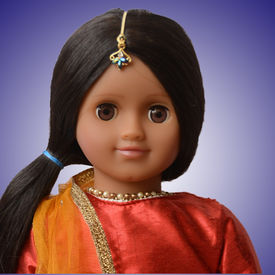 Mani Doll Package (Festive Red Lehenga)