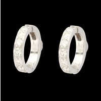Diamond Earrings, 0.69cts, 18k 3.80gms, e/f-vvs