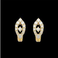 Diamond Earrings, 1.02cts, 18k 4.36gms, e/f-vvs