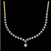 Diamond Necklace, 3.04cts, 18k 26.17gms, e/f-vvs1