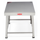 Champak Stool Stainless Steel Table 12 Inch