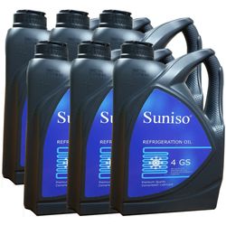 Suniso 3.78 Ltr. 4-GS Compressor Oils (Pack of 6 cans) SO02