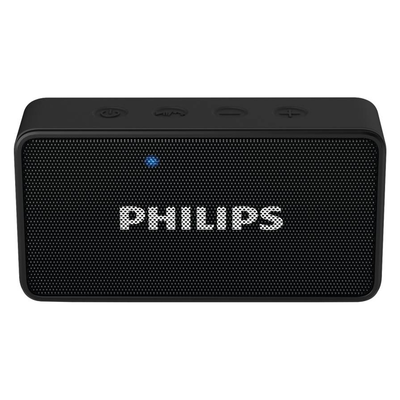 Philips BT64B/94 Portable Bluetooth Mobile/Tablet Speaker,  black