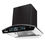 Maplin Filterless Kitchen Chimney SS-60 in 60 cm (Black) with Features Auto Clean, LPG Sensor, Wave Sensor