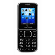 WHITECHERRY C 2 Heavy Battery Dual Sim Mobile Feature Phone, black