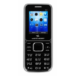 WHITECHERRY C 2 Heavy Battery Dual Sim Mobile Feature Phone, black