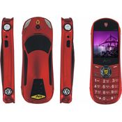 Agtel Ferrari Car Model Dual Sim Mobile Phone in Red Colour, red, 7 days return / replacement policy after delivery , generally delivered by 5 working days