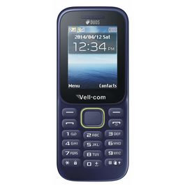 Vell Com Guru Music B310 mobile 2 inch (5.1 cm) QQVGATFT display Dual Sim (GSM+ GSM) phone Keypad cellphone with Music player support Fm radio Torch, blue, 7 days return / replacement policy after delivery , generally delivered by 5 working days