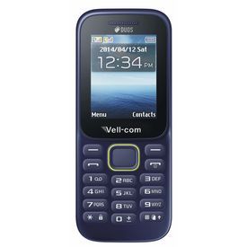 Vell Com Guru Music B310 mobile 2 inch (5.1 cm) QQVGATFT display Dual Sim (GSM+ GSM) phone Keypad cellphone with Music player support Fm radio Torch