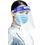 Maplin Face Shield Safety Mask Polypropylene(PP) Neutral Color (Pack of 5)