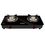 Maplin Cooktop 2 Burner Gas Stove in Black Colour (with Free Pipe and Lighter)