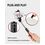Surya AUX Wired Selfie Stick, Monopod for Taking Photos and Videos on Smartphones with Battery and 270 Degree Adjustable Head Compatible with iPhone and Samsung and Android Phones in Black