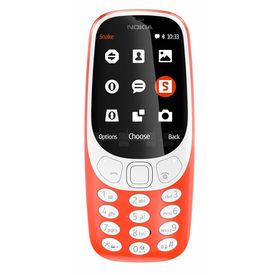 Nokia 3310 Dual 16MB 2.4  2MP LED Flash Feature Phone in Red colour