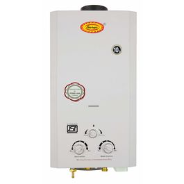 Surya Instant LPG Gas Geyser(Gas Water Heater) 10L/ Minute in (White)