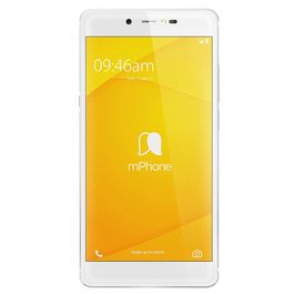 mphone 7 Plus (Finger Print Sensor) 4GB RAM Model with 5.5-inch 1080p display, Octa-Core, 4GB RAM (Reliance Jio 4G Sim Support) 64 GB Internal Memory and 16 Mpix /13 Mpix Hd VoLTE Smartphone in White/Silver Colour, white/silver, generally delivered by 5 w