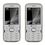 Mercury F37 Heavy Battery Dual Sim Mobile Phone in White colour combo
