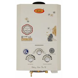 Surya Instant Gas Geyser with Heavy Copper Tank in 6 liters in White Colour