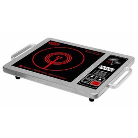 Surya Infrared Ray Induction Cooktop Model DZ18-PS in Crystalline Glass Plate Black