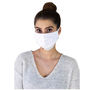 Maplin Washable & Reusable 3 Layer 6 Pcs Mask Set in White Colour