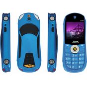 Agtel Ferrari Car Model Dual Sim Mobile Phone in Blue Colour, blue, 7 days return / replacement policy after delivery , generally delivered by 5 working days